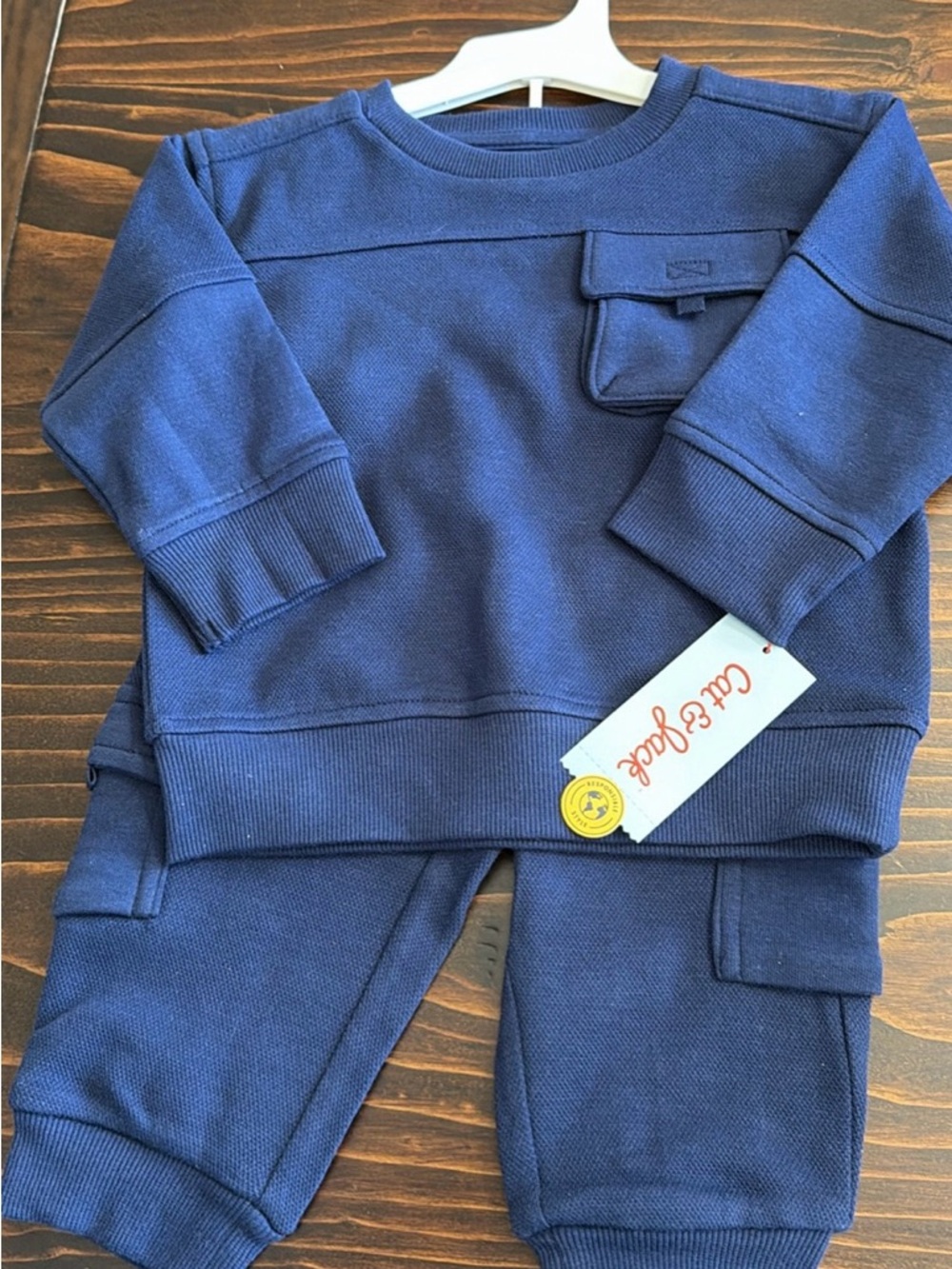 2-Piece Crewneck Sweatshirt and Joggers Set from Cat & Jack NEW size 12 months